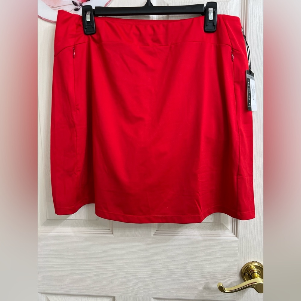 Tail Women's Vibrant Red Mini Skirt built-in short